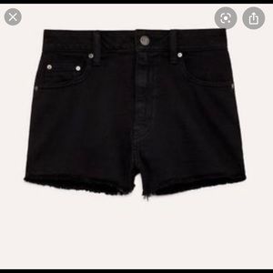 COPY - Aritzia Talula Black Denim Shorts